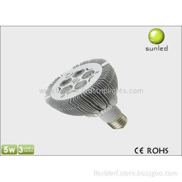 5w AC 110v, 220v, 240v 400LM - 500LM par30 Led Spot Lamps (